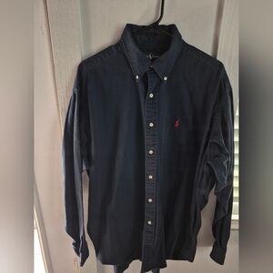 Ralph Lauren Dark Blue Button Down Shirt